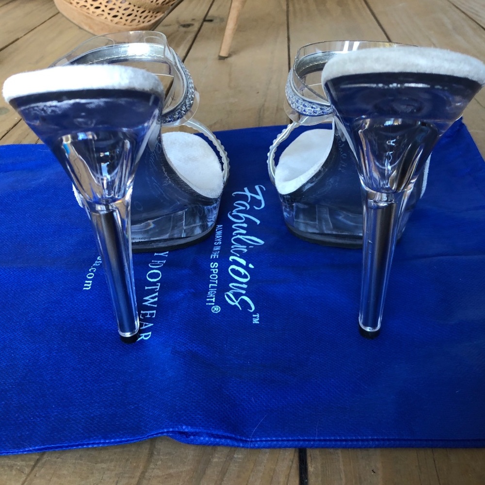 Pleaser Fabulicious premium clear heels - Picture 6 of 8